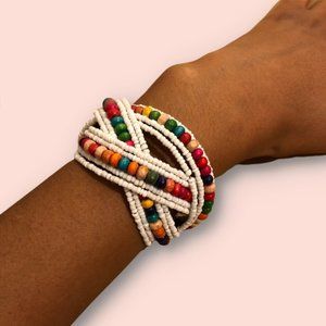 Rainbow beaded bracelet